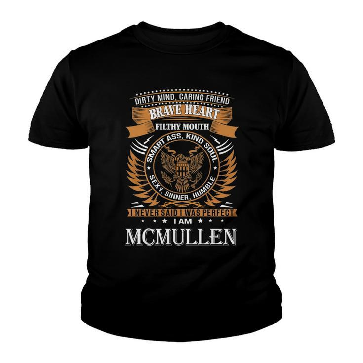 Mcmullen Name Gift   Mcmullen Brave Heart Youth T-shirt