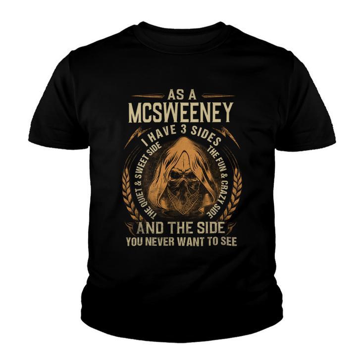 Mcsweeney Name Shirt Mcsweeney Family Name V3 Youth T-shirt