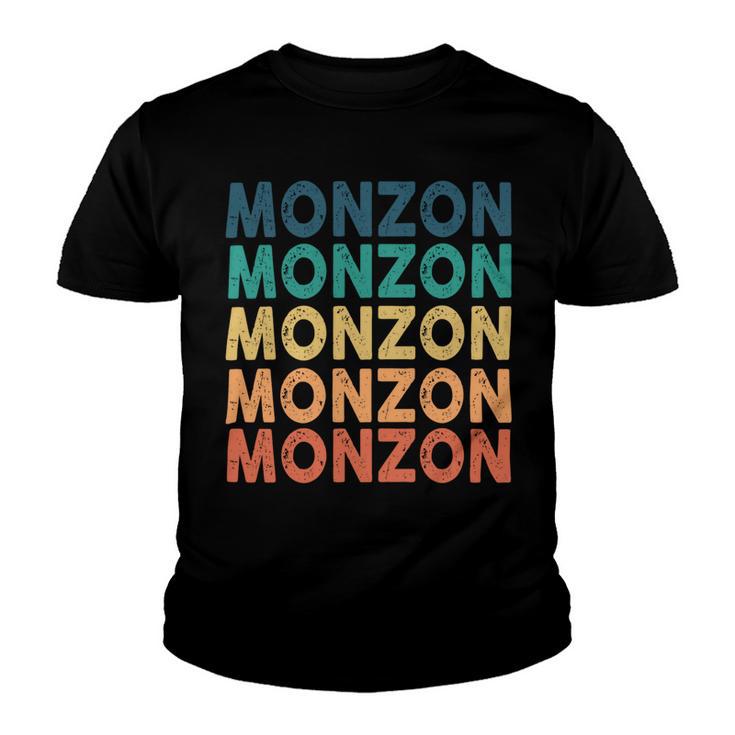 Monzon Name Shirt Monzon Family Name Youth T-shirt