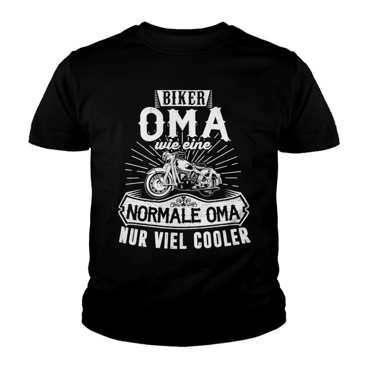 Motorcycle Grandma Motorcyclist Biker 500 Shirt Youth T-shirt