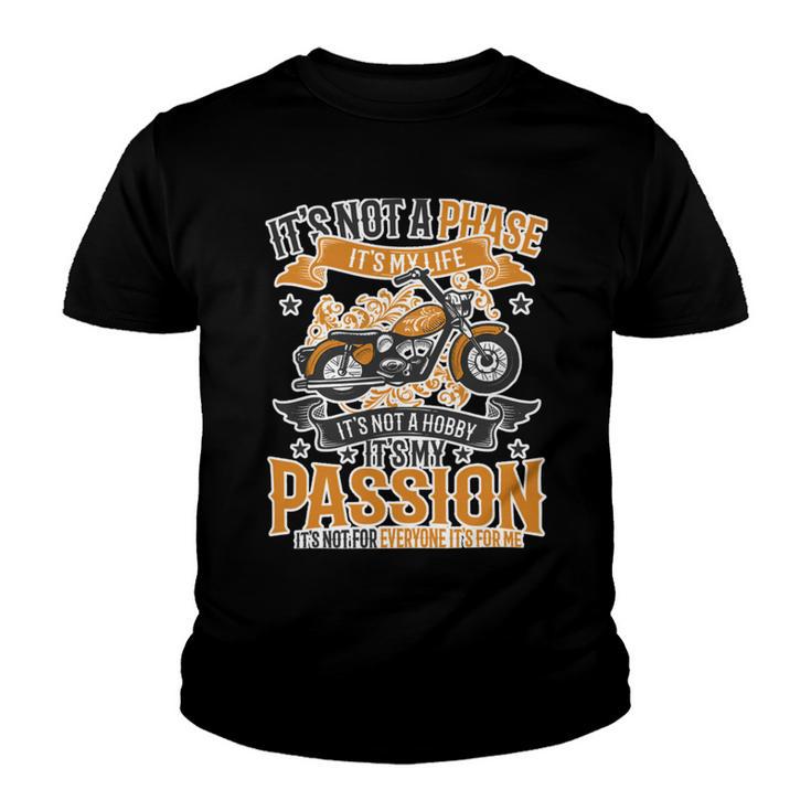 Motorcycle Passion Biker Cute Dreaming 488 Shirt Youth T-shirt