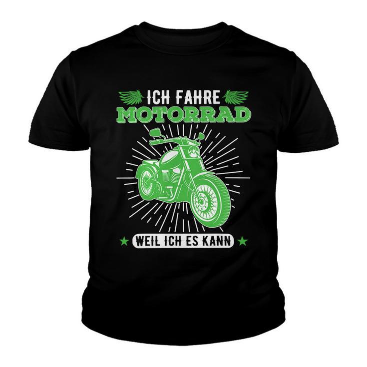 Motorcycle Rider Because I Can Be A 481 Shirt Youth T-shirt