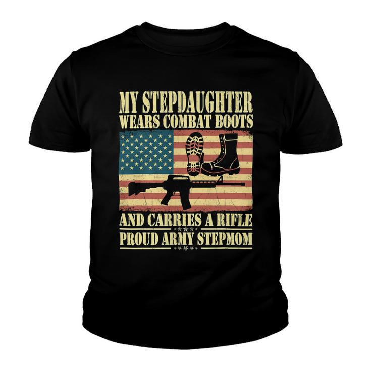 My Stepdaughter Wears Combat Boots 680 Shirt Youth T-shirt