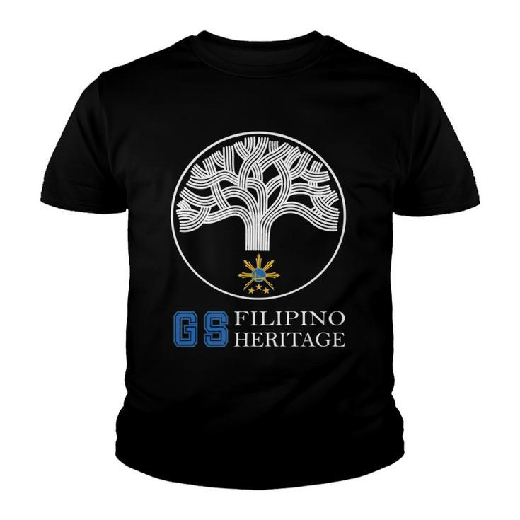 Oakland Filipino  Pilipinas Basketball Heritage Youth T-shirt