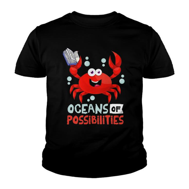 Oceans Of Possibilities Summer Reading 2022Crab Youth T-shirt