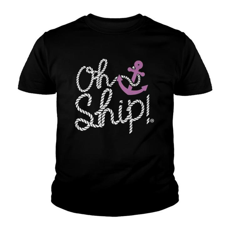 Oh Ship Cruise Tropical Turtle Youth T-shirt