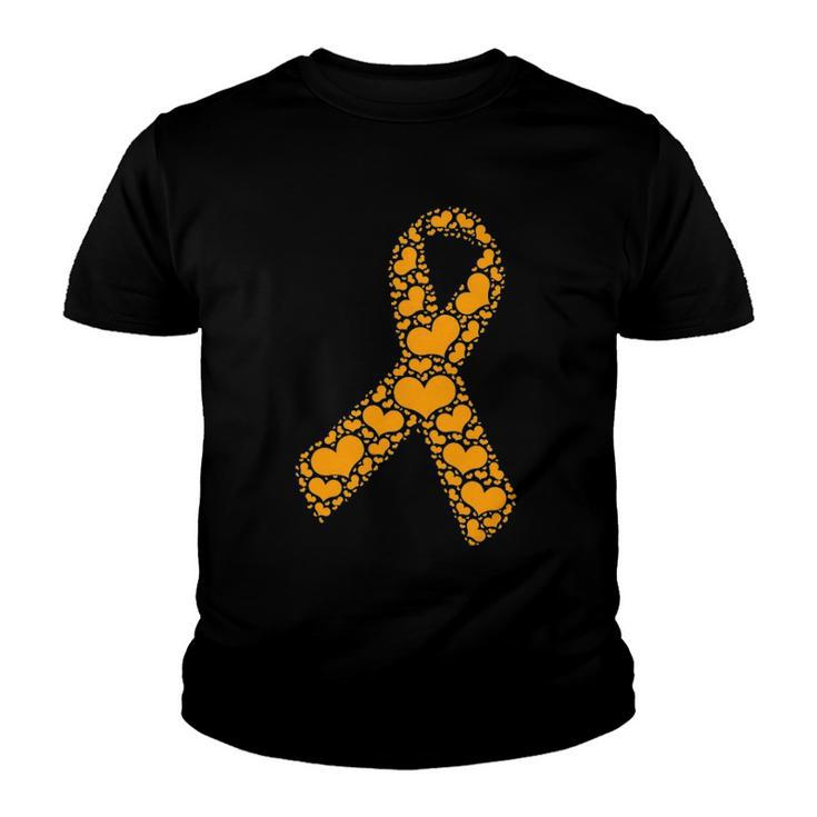 Orange Ribbon  For Gun Violence Awareness Anti Gun Youth T-shirt
