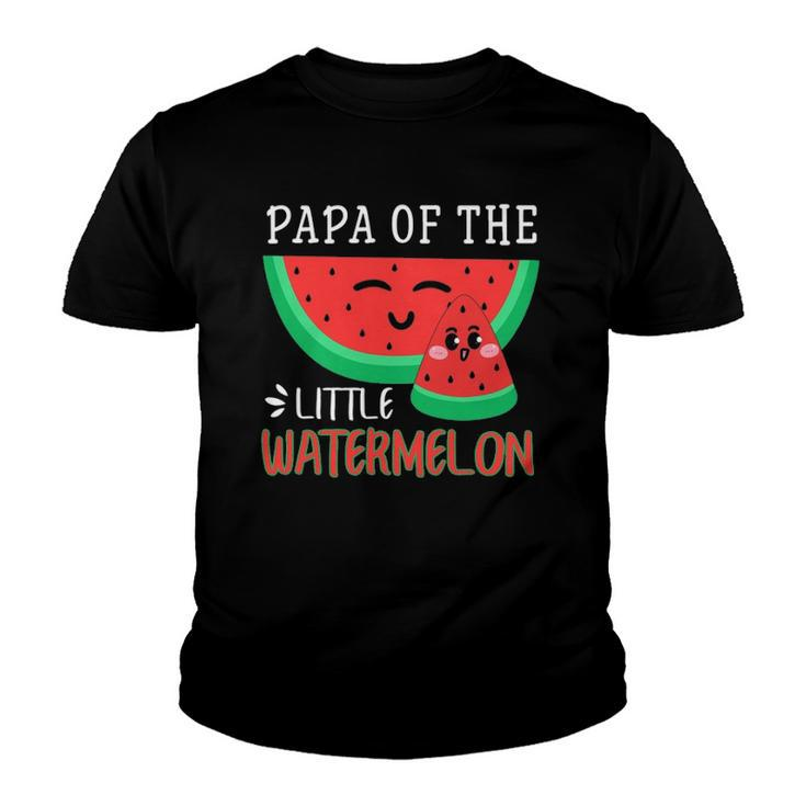 Papa Of The Little Watermelon Melon Family Matching Youth T-shirt
