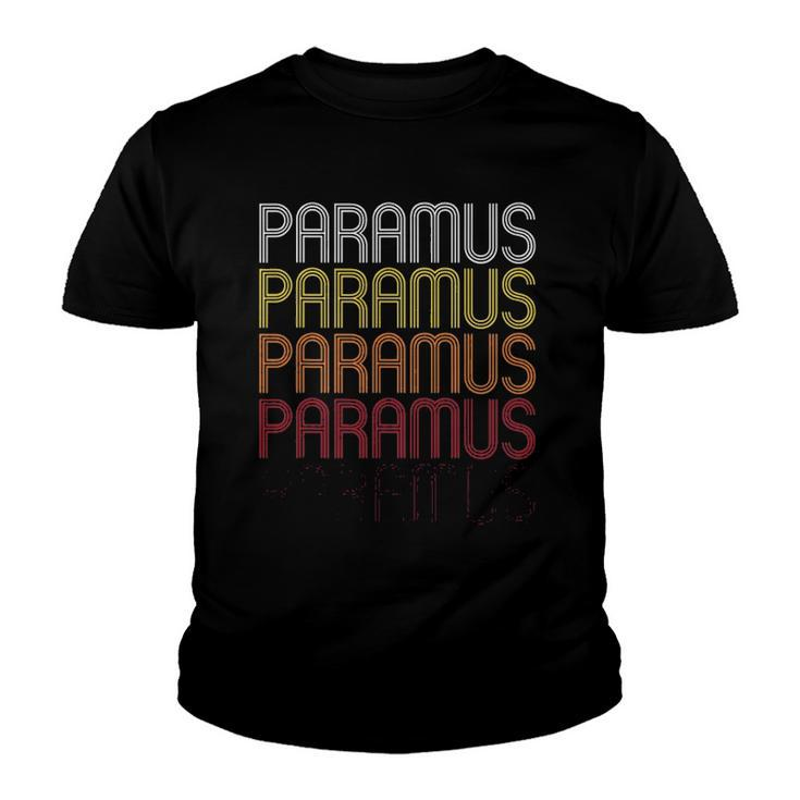Paramus Nj Vintage Style New Jersey Youth T-shirt