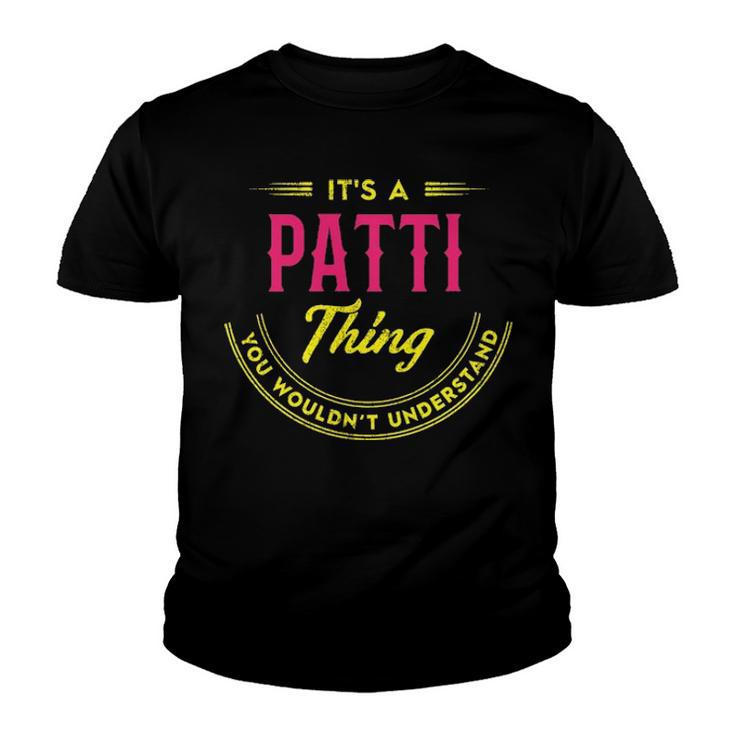 Patti Shirt Personalized Name Gifts T Shirt Name Print T Shirts Shirts With Name Patti  Youth T-shirt