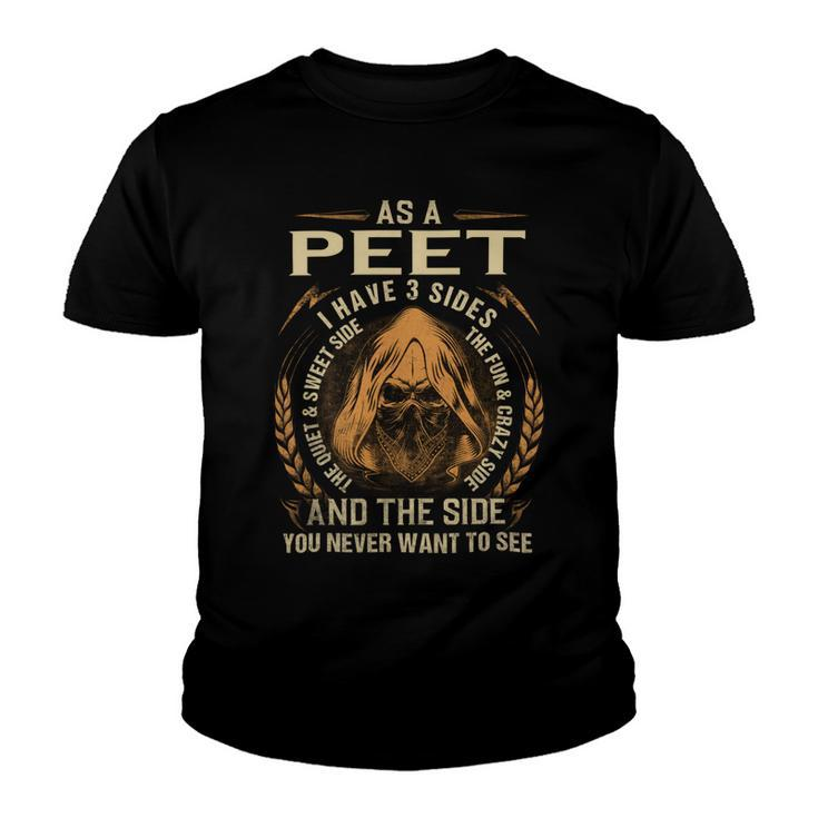 Peet Name Shirt Peet Family Name V2 Youth T-shirt