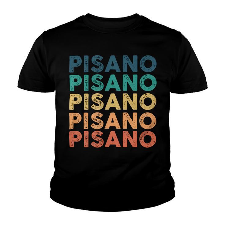 Pisano Name Shirt Pisano Family Name Youth T-shirt