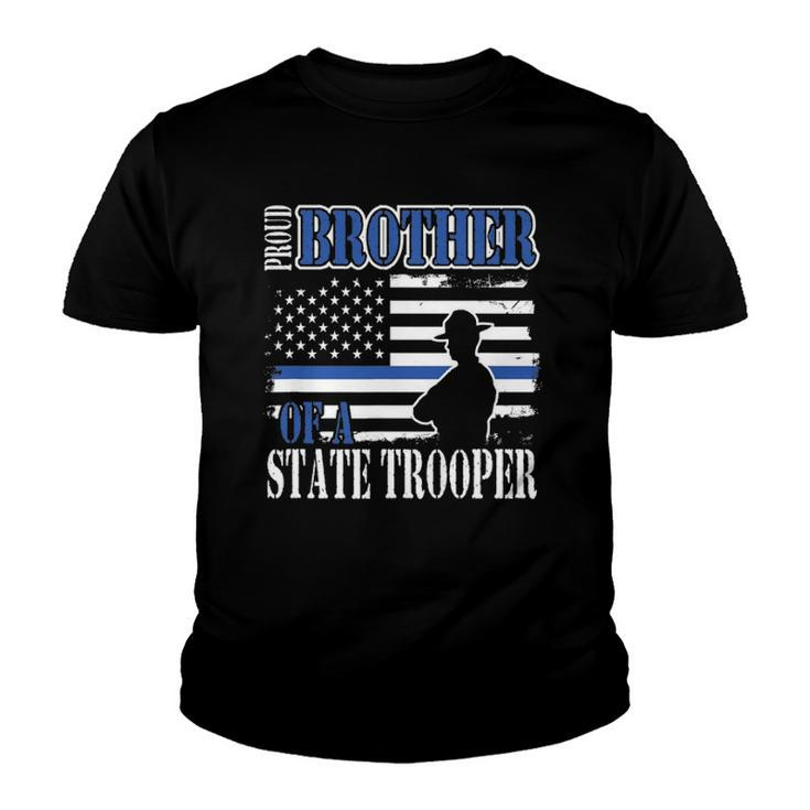 Proud Brother Of A State Police Officer Youth T-shirt