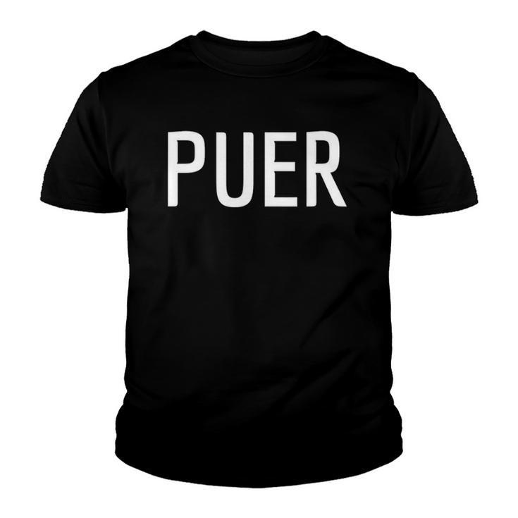 Puer - Puerto Rico Three Part Combo Design Part 1 Puerto Rican Pride Youth T-shirt