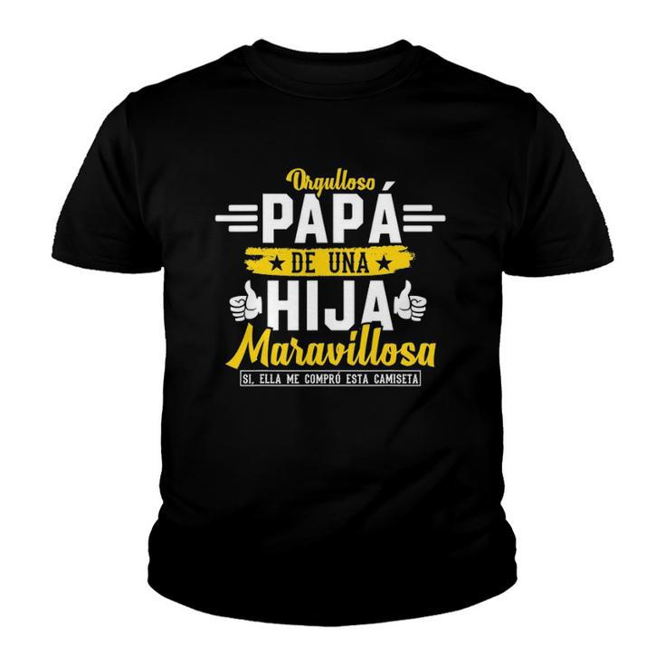 Regalo Para Papa De Una Hija Maravillosa Regalos Para Hombre Youth T-shirt