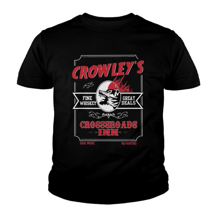 Retro Crowleys Crossroads Dive Bar Youth T-shirt