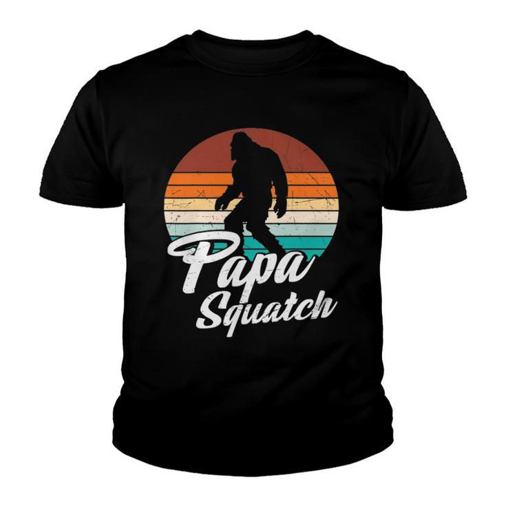 Retro Papa Squatch Yeti Vintage Youth T-shirt