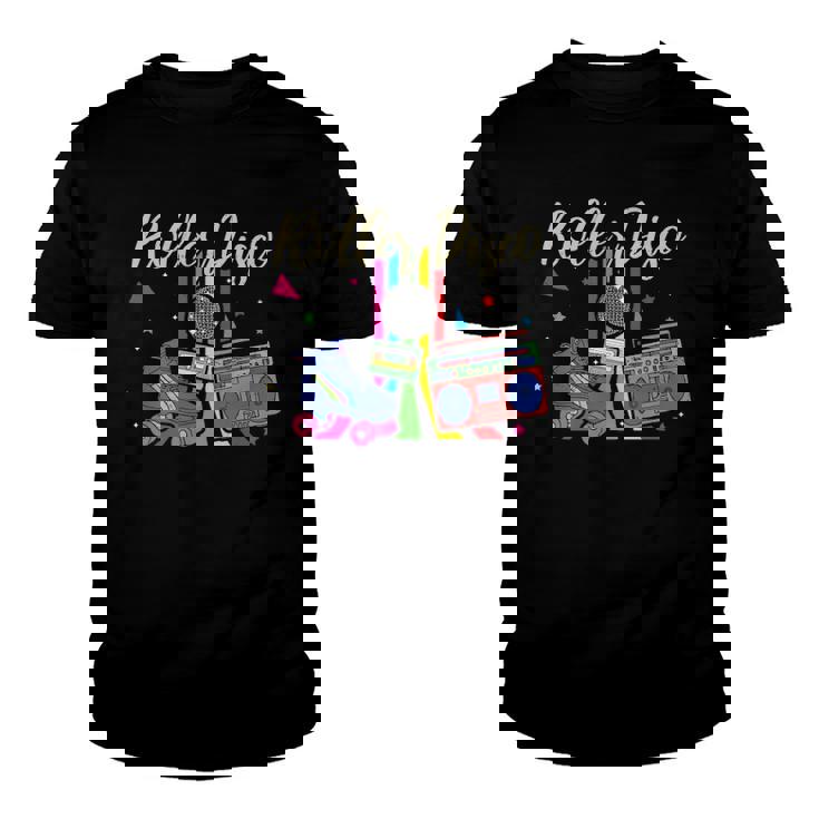 Retro Roller Skating Roller Disco Roller Skates Skating Youth T-shirt