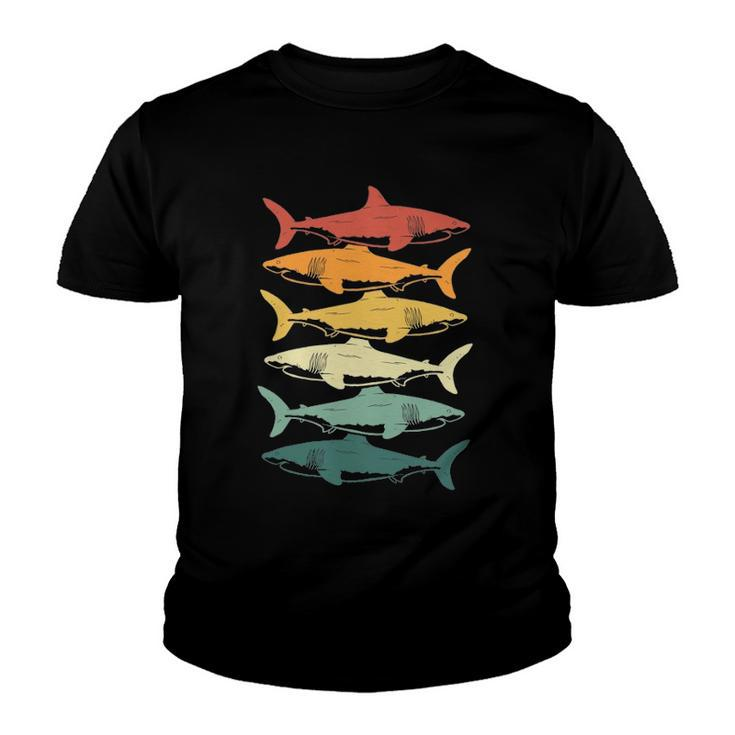 Retro Sharks For Shark Lover Youth T-shirt
