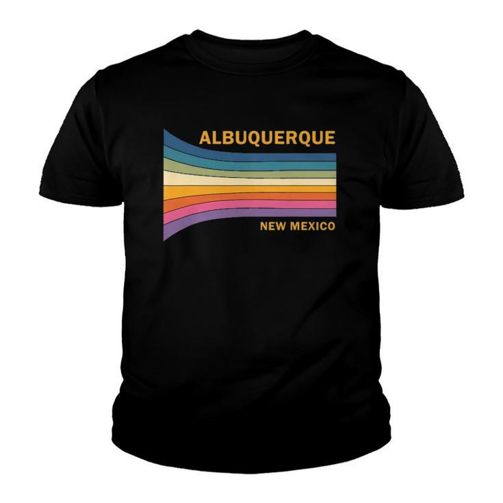 Retro Vintage 70S Albuquerque New Mexico Youth T-shirt