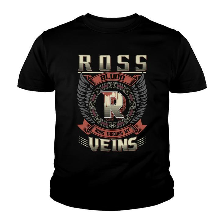 Ross Blood  Run Through My Veins Name V2 Youth T-shirt