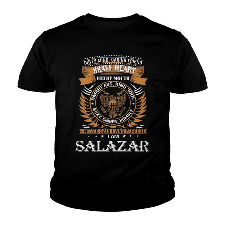 Salazar Name Gift   Salazar Brave Heart Youth T-shirt