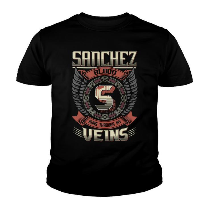 Sanchez Blood  Run Through My Veins Name V3 Youth T-shirt