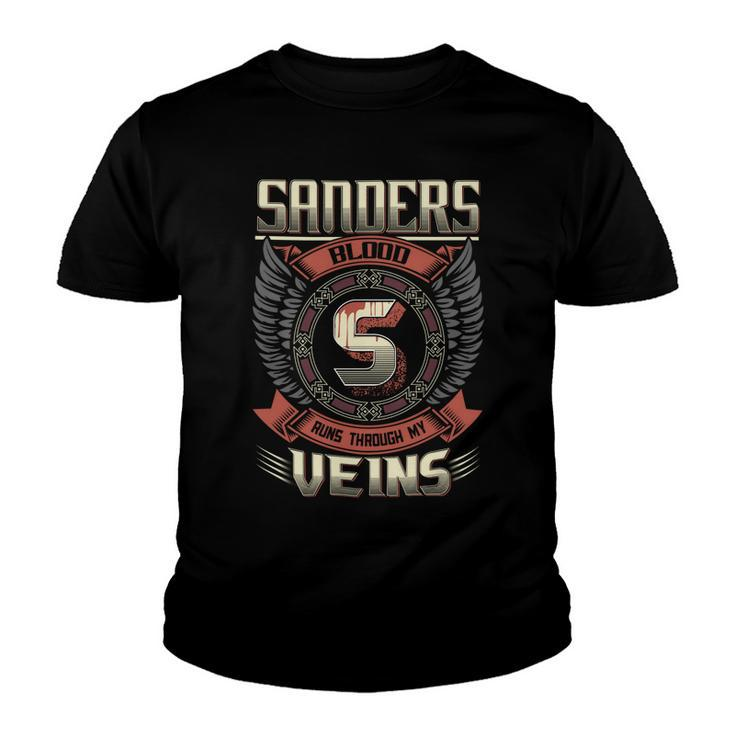 Sanders Blood  Run Through My Veins Name V5 Youth T-shirt