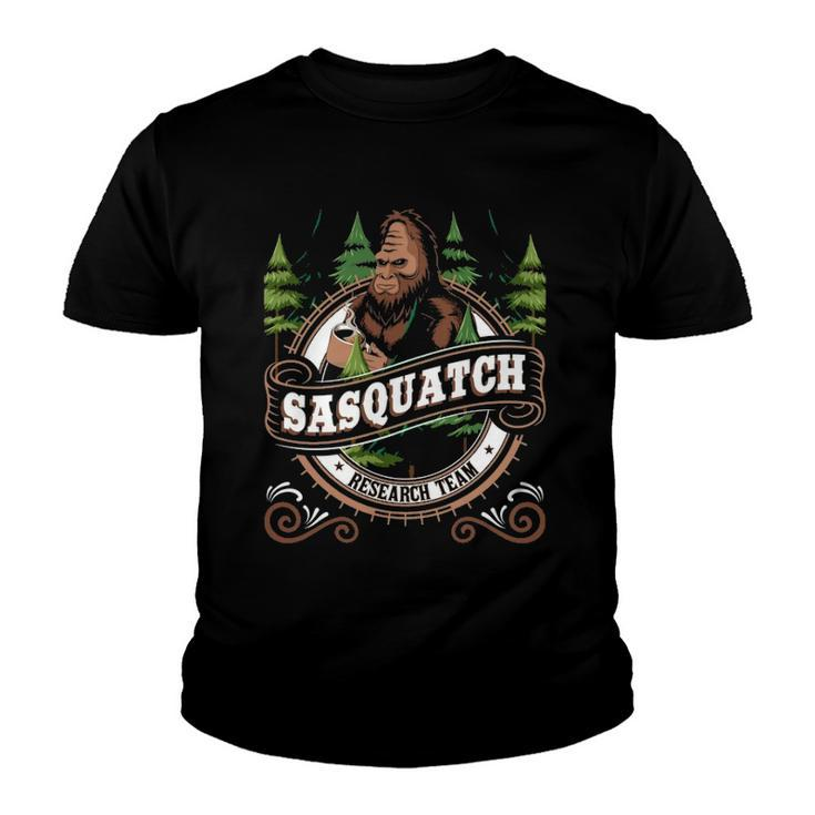 Sasquatch Research Team - Funny Bigfoot Fan Youth T-shirt