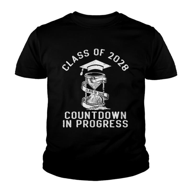 Senior Class Of 2028 Countdown To Graduation Gift Youth T-shirt