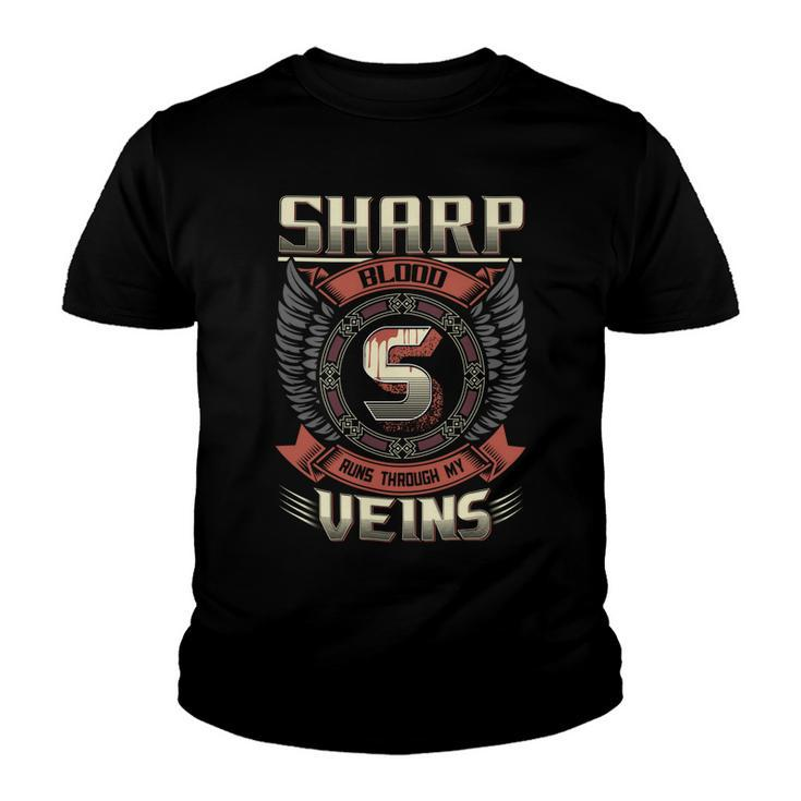 Sharp Blood  Run Through My Veins Name Youth T-shirt