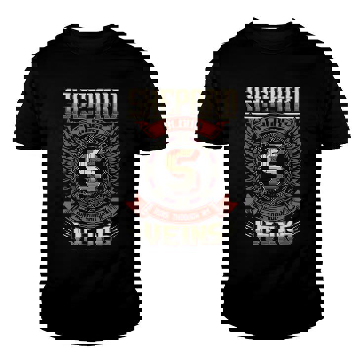 Shepard Blood  Run Through My Veins Name Youth T-shirt