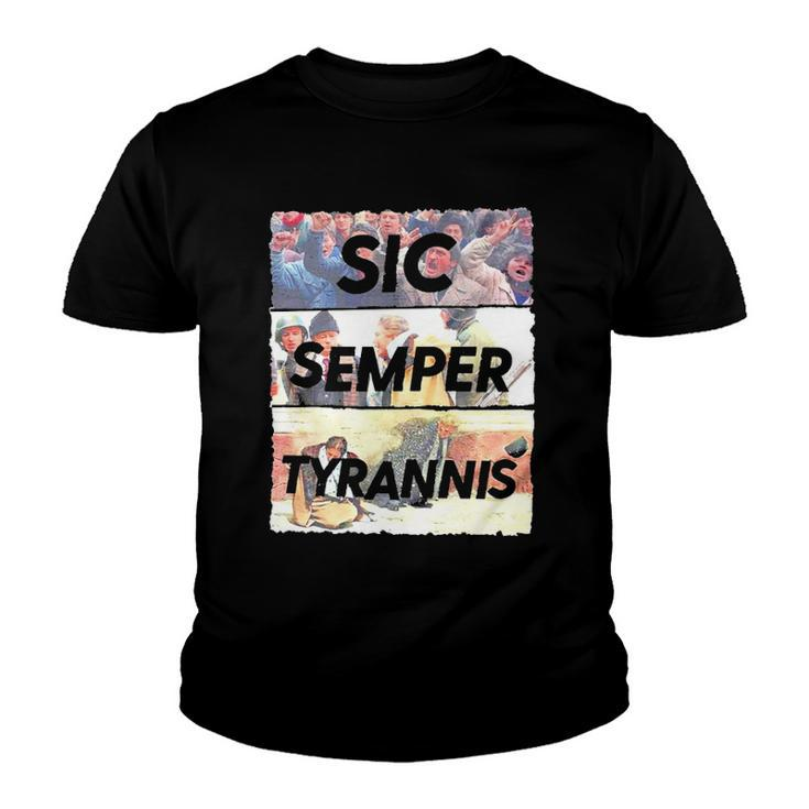 Sic Semper Tyrannis Nicolae Ceaușescu Youth T-shirt
