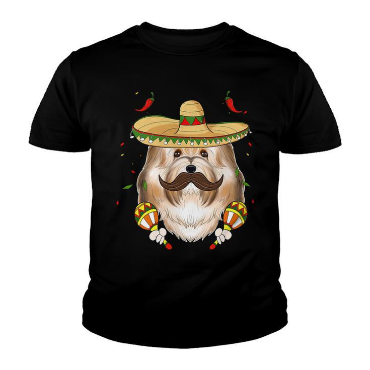 Sombrero Dog I Cinco De Mayo Havanese Youth T-shirt