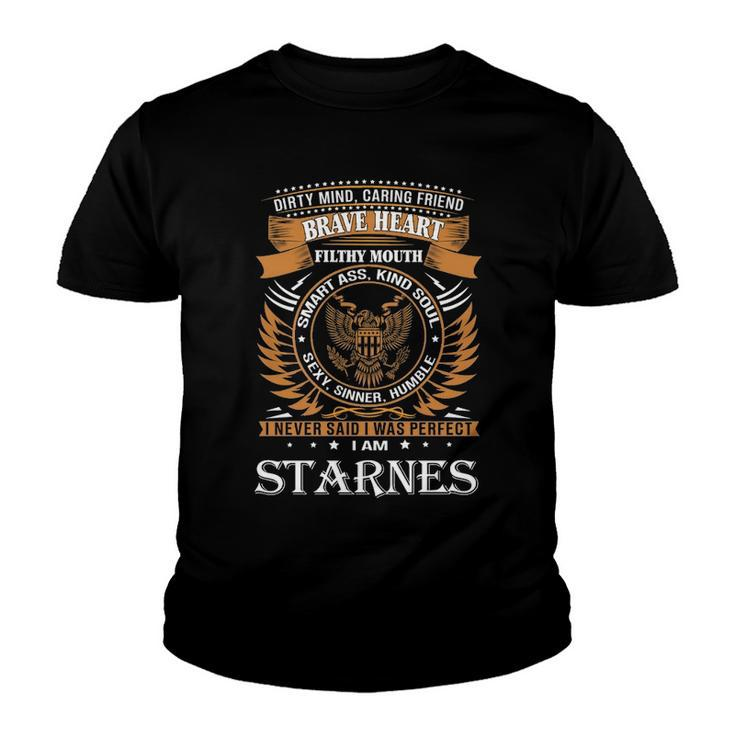Starnes Name Gift   Starnes Brave Heart Youth T-shirt