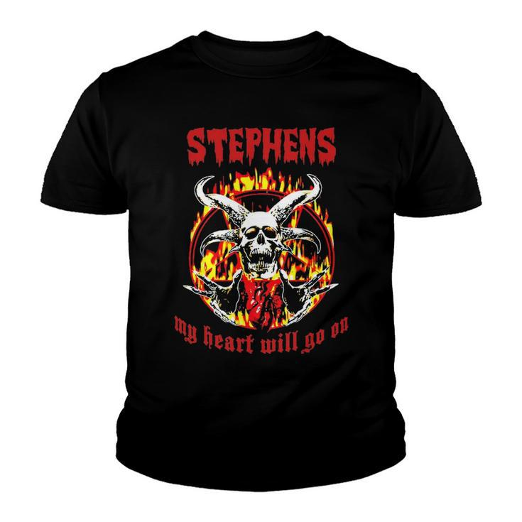 Stephens Name Gift   Stephens Name Halloween Gift Youth T-shirt