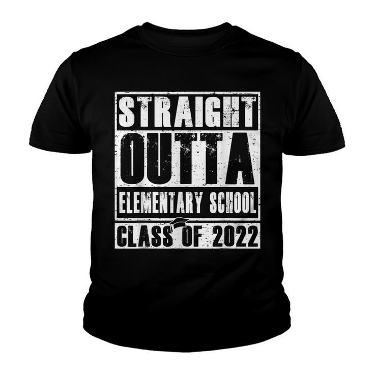 Straight Outta Elementary School Grad 2022 Graduation Gifts  Youth T-shirt