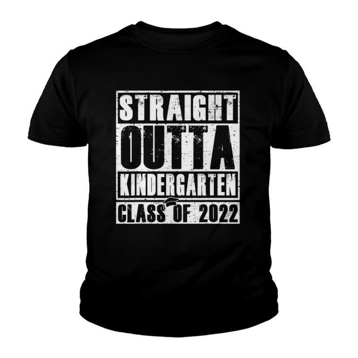 Straight Outta Kindergarten School 2022 Graduation Gifts Youth T-shirt