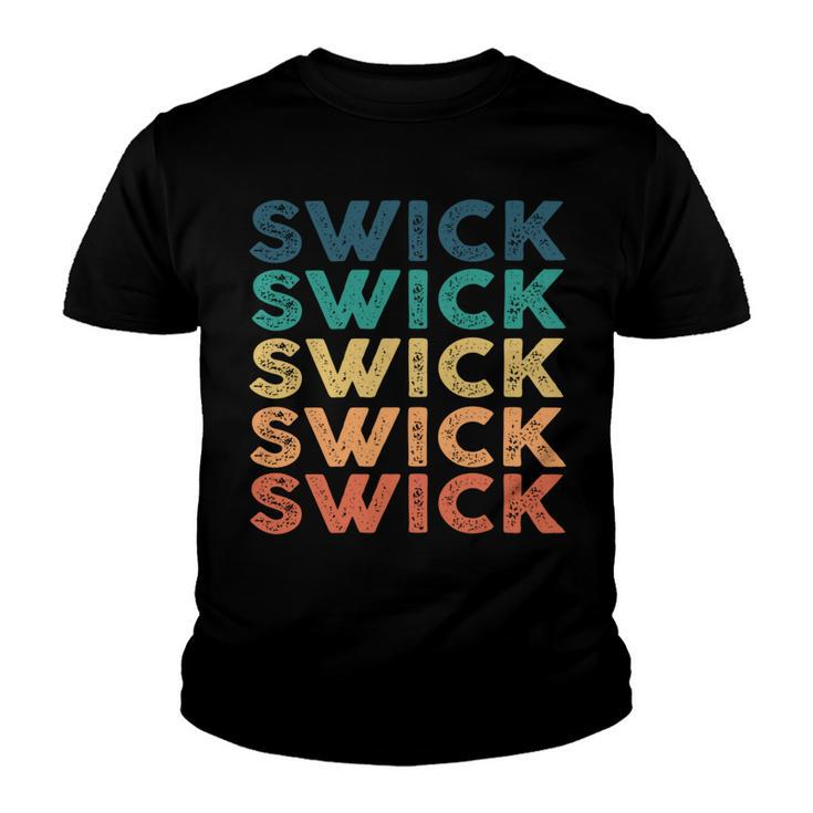 Swick Name Shirt Swick Family Name Youth T-shirt