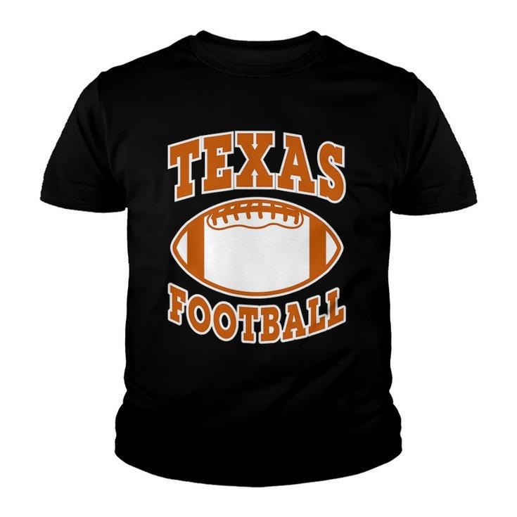 Texas Football Football Ball Sport Lover Youth T-shirt