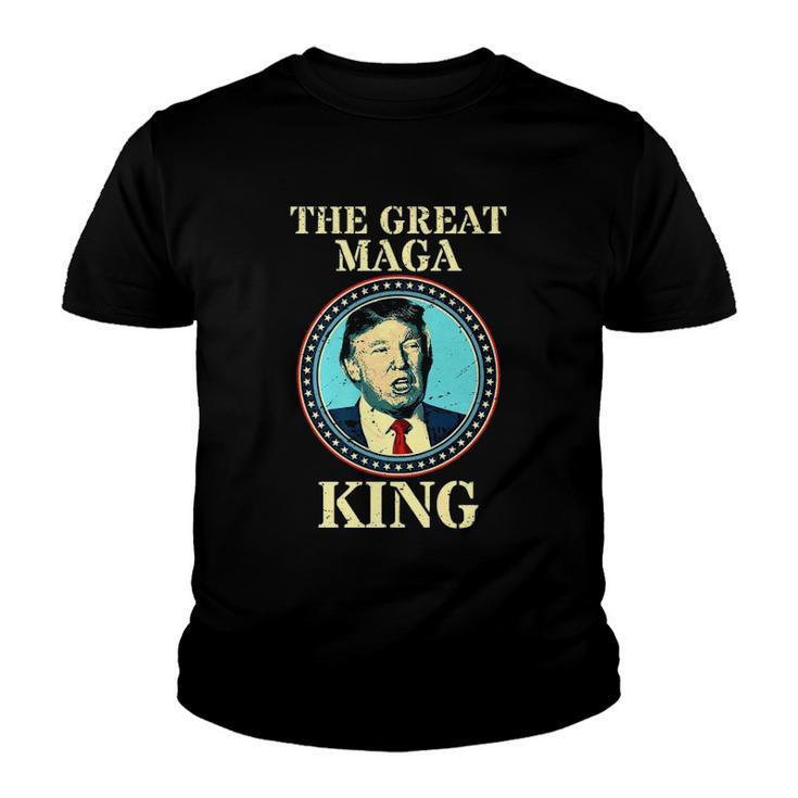 The Great Maga King Donald Trump Ultra Maga Youth T-shirt