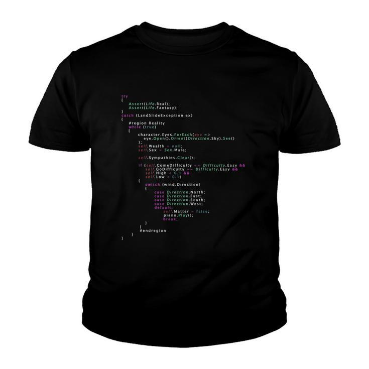 The Real Life Coding Lover Gift Youth T-shirt