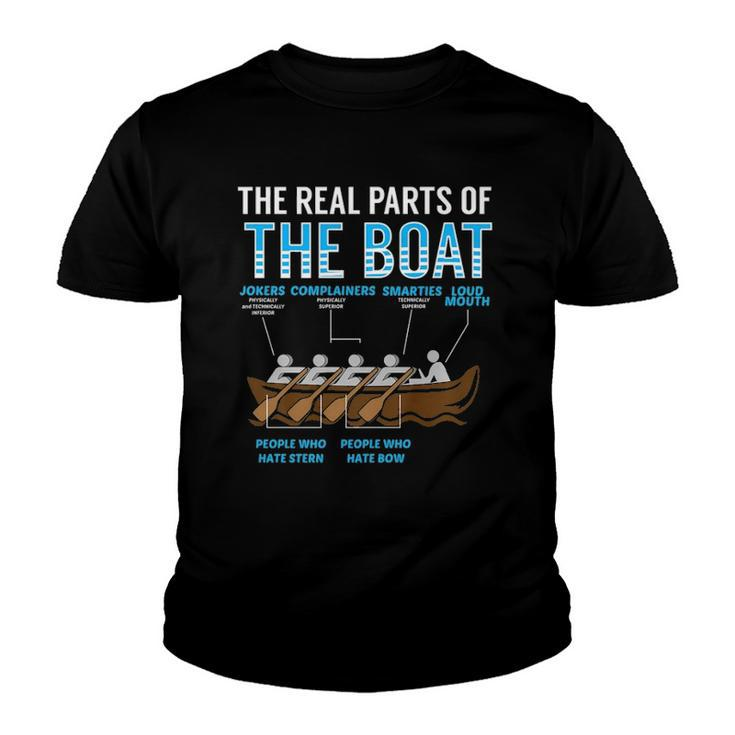 The Real Parts Of The Boat Rowing Gift  Youth T-shirt