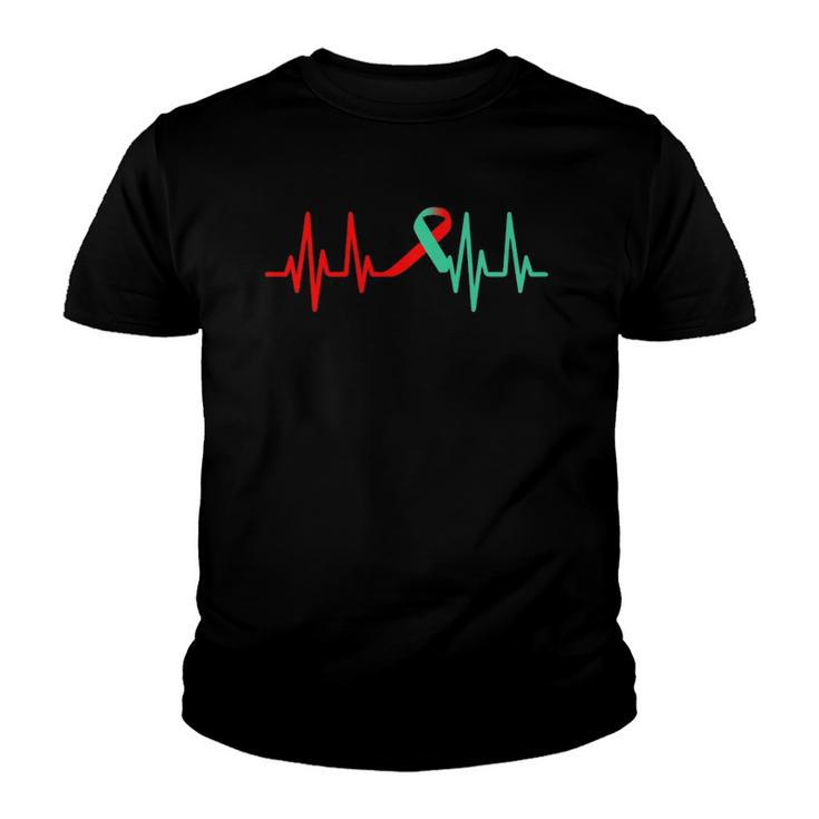 Transplant Recipient Heartbeat - Saved By An Organ Donor  Youth T-shirt