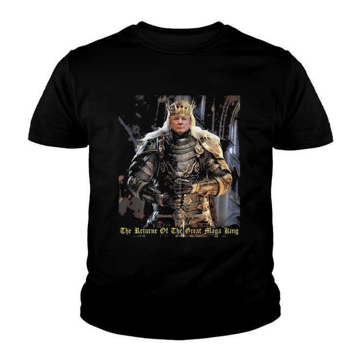 Trump King Of Avalon Maga King The Return Of The Great Maga King Youth T-shirt