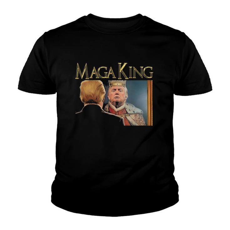 Trump Maga  Great Maga King Donald Trump Youth T-shirt