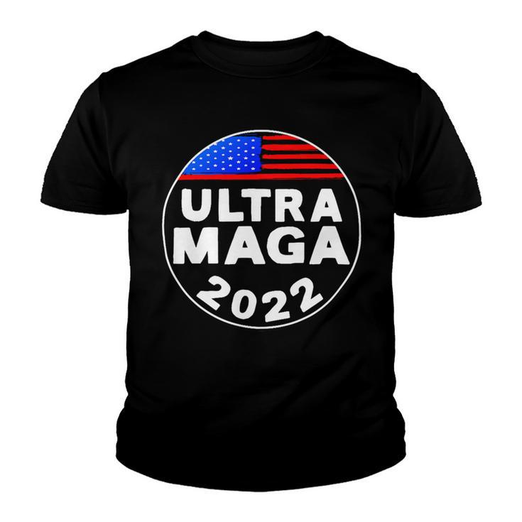 Ultra Maga Donald Trump Joe Biden America Youth T-shirt