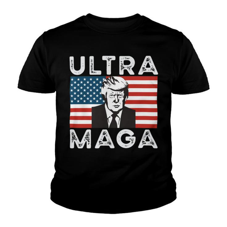 Ultra Maga Funny Trump Biden Usa Youth T-shirt