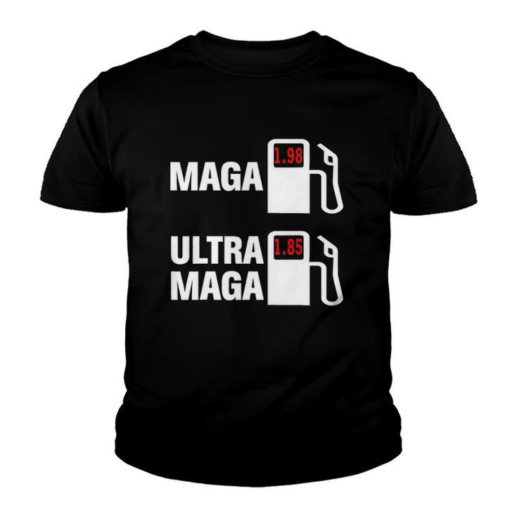 Ultra Maga Maga King Anti Biden Gas Prices Republicans Youth T-shirt