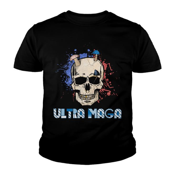 Ultra Maga Skull  Make America Great Again Youth T-shirt